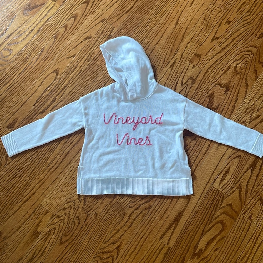 Vineyard Vines girls knit hoodie